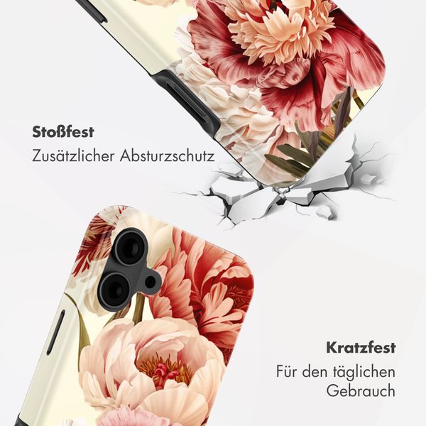 Selencia Vivid Back Cover Apple iPhone 16 - Vintage Peony