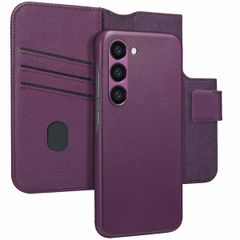 Accezz 2-in-1 Klapphülle aus Leder mit MagSafe für das Samsung Galaxy S23 - Heath Purple