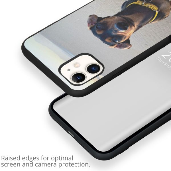 Gestalte deine eigene Apple iPhone 11 Gel Hülle - Schwarz