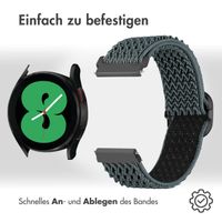 imoshion Elastische Nylonarmband - 20-mm-Universalanschluss - Dunkelgrau