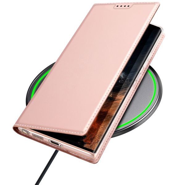 Dux Ducis Slim TPU Klapphülle für das Samsung Galaxy S23 Ultra - Rose Gold