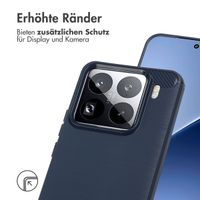 imoshion Brushed Back Cover für das Xiaomi 15 Pro - Dunkelblau