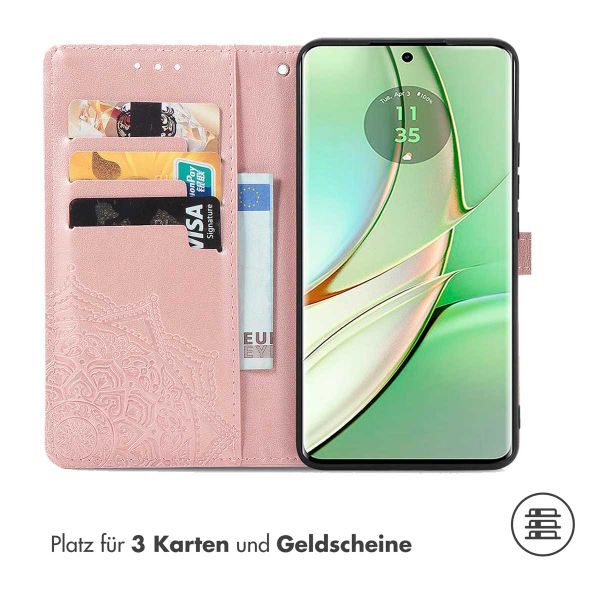 imoshion Mandala Klapphülle für das Motorolo Edge 40 - Rose Gold