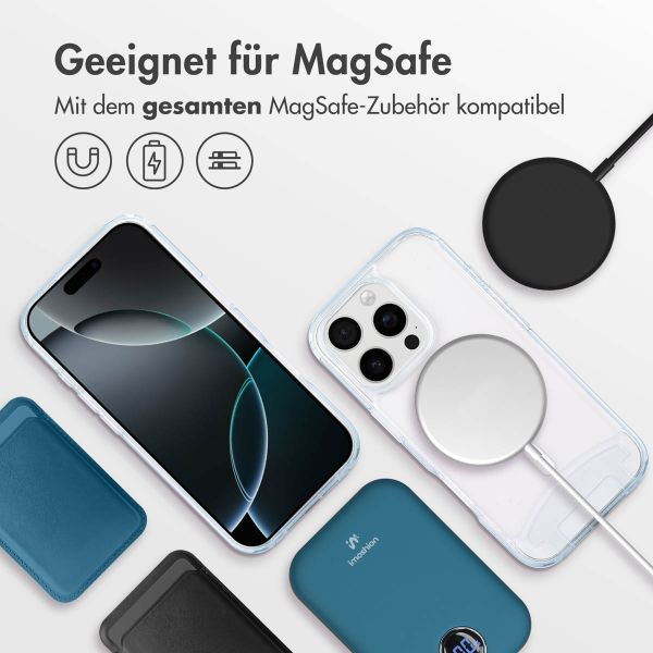 imoshion MagSafe Hülle mit abnehmbarem Band für das iPhone 16 Pro - Transparent