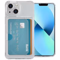 imoshion Soft Case Back Cover mit Kartenhalter für das Apple iPhone 13 - Transparent