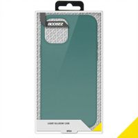 Accezz Liquid Silikoncase Apple iPhone 12 (Pro) - Dunkelgrün