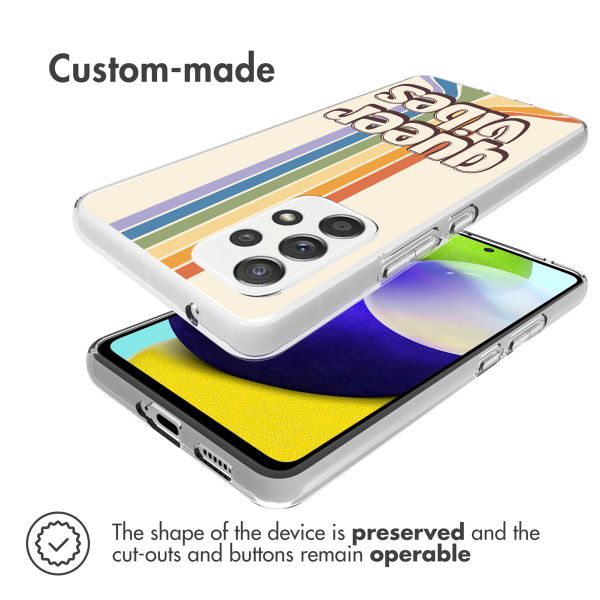 imoshion Design Hülle für das Samsung Galaxy A53 - Rainbow Queer vibes