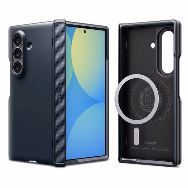 Spigen Slim Armor Case MagSafe Samsung Galaxy Z Fold 8 Ultra - Metal Slate