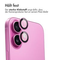 imoshion 2er-Pack Objektivschutz für Kamera für das iPhone 16 / 16 Plus - Rosa