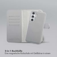 Selencia Olyn Abnehmbare Bookcase mit MagSafe Samsung Galaxy S24 FE - Grau