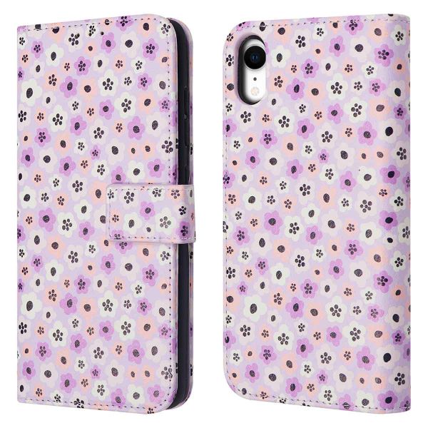 imoshion ﻿Design Klapphülle für das iPhone Xr - Purple Flowers