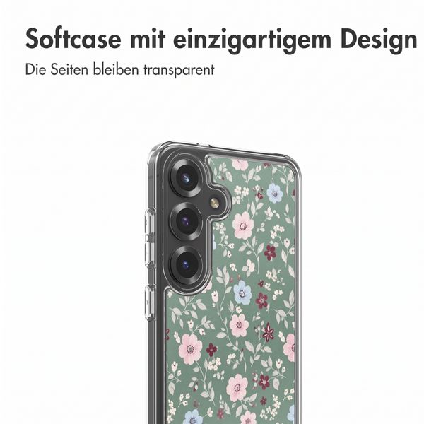 imoshion Design Hülle Samsung Galaxy S25 - Flower Fields