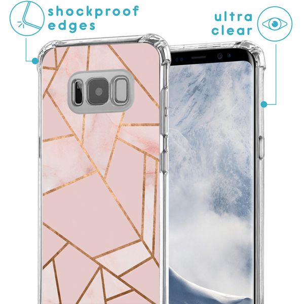 imoshion Design Hülle mit Band für das Samsung Galaxy S8 - Pink Graphic