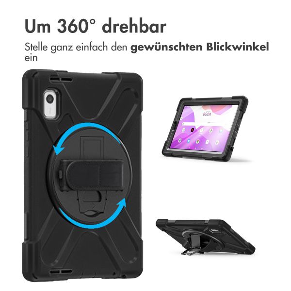 imoshion Tablet Cover mit Handriemen und Schulterriemen für das Lenovo Tab M9 - Schwarz