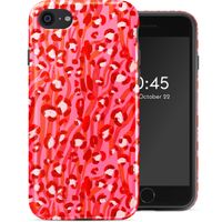 Selencia Vivid Tough Back Cover für das iPhone SE (2022 / 2020) / 8 / 7 - Wild Spots Lipstick