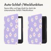 imoshion Design Slim Hard Case Klapphülle Kobo Clara HD - Flowers Distance