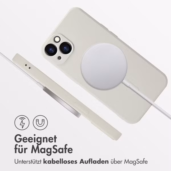 imoshion Color Back Cover mit MagSafe Apple iPhone 13 - Beige