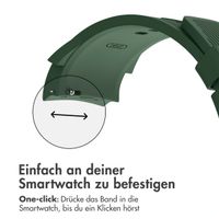 imoshion Silikonband für das OnePlus Watch 3 / 2 / 2R / Oppo Watch X2 / X - Dunkelgrün