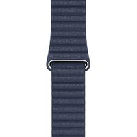 Apple Lederarmband für das  Apple Watch Series 1 t/m 11 / SE / Ultra (44/45/46/49 mm) - Größe M - Diver Blue