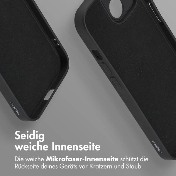 imoshion Color Back Cover mit MagSafe für das iPhone 15 - Schwarz