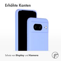 Accezz Liquid Silikoncase für das Google Pixel 8 - Violett