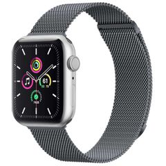 imoshion Magnetisches Milanaise Armband für das  Apple Watch Series 1 - 11 / SE / Ultra (44/45/46/49 mm) - Größe S - Dunkelgrau