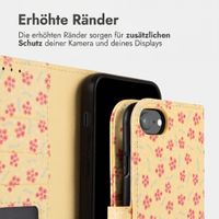 imoshion Design Klapphülle Apple iPhone 17e / 16e - Sunny Yellow Petite Flowers