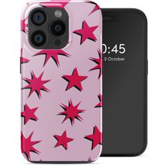 Selencia Vivid Rückabdeckung mit MagSafe Apple iPhone 15 Pro - Stars Rubine Red Light Pink