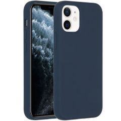 Accezz Liquid Silikoncase Apple iPhone 12 Mini - Dunkelblau