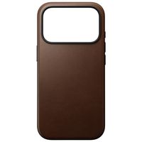 Nomad Modern Leather Case mit MagSafe Apple iPhone 18 Pro Max - Brown