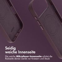 Accezz MagSafe Leather Backcover Apple iPhone 17 Pro Max - Heath Purple