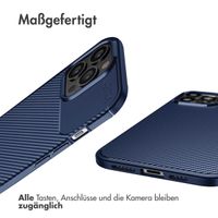 imoshion Carbon-Hülle für das Apple iPhone 13 Pro Max - Blau