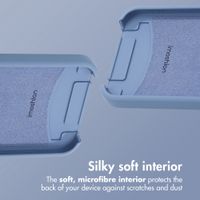 imoshion Color Backcover mit abnehmbarem Handykette und MagSafe Apple iPhone 12 (Pro) - Ash Blue