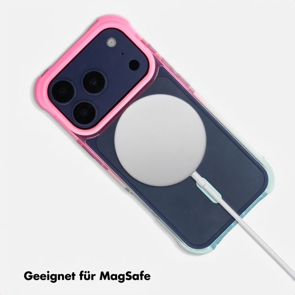 Selencia Gradient MagSafe Back Cover Apple iPhone 17 Pro Max - Rosa / Blau