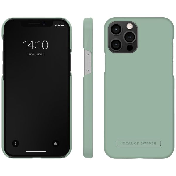 iDeal of Sweden Seamless Case Back Cover für das iPhone 12 (Pro) - Sage Green