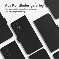 Accezz Wallet TPU Klapphülle Samsung Galaxy A33 - Schwarz