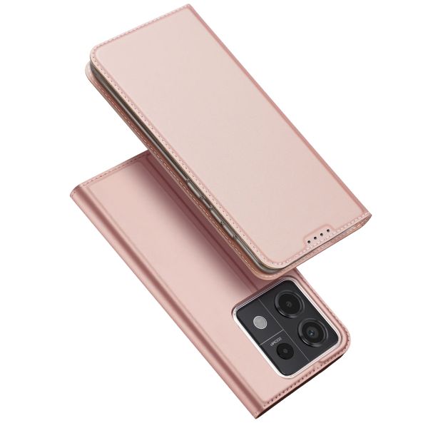 Dux Ducis Slim TPU Klapphülle für das Xiaomi Redmi Note 13 Pro (5G) / Poco X6 - Rose Gold