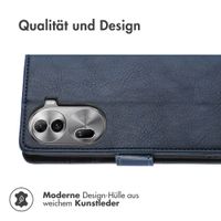imoshion Luxuriöse Klapphülle Oppo Reno 11 - Dunkelblau