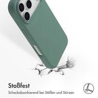 Accezz Liquid Silikoncase mit MagSafe Apple iPhone 17 Pro - Dunkelgrün