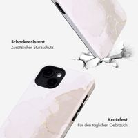 Selencia Vivid Rückabdeckung mit MagSafe Apple iPhone 14 - Marble Light Brown