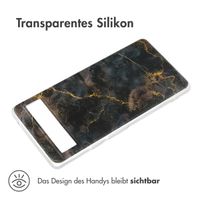 imoshion Design Hülle Google Pixel 6a - Black Marble