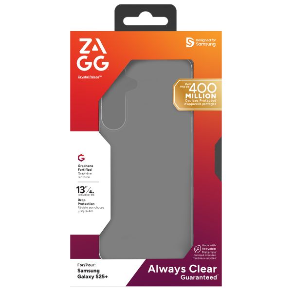 ZAGG Crystal Palace Snap Case Samsung Galaxy S25 Plus - Transparent