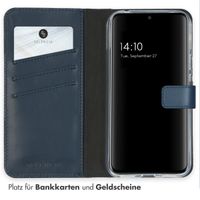 Selencia Echtleder Klapphülle Google Pixel 8a - Blau