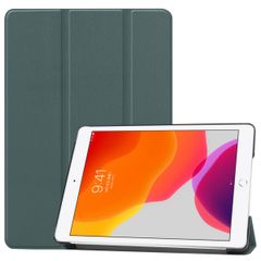 imoshion Trifold Klapphülle Apple iPad 9 (2021) 10.2 Zoll / iPad 8 (2020) 10.2 Zoll / iPad 7 (2019) 10.2 Zoll - Dunkelgrün