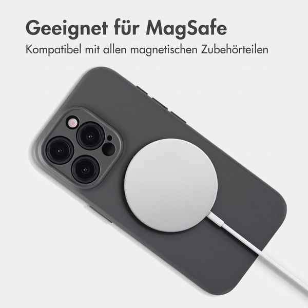 Accezz Grip Backcover mit MagSafe Apple iPhone 15 Pro - Grau