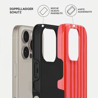 Burga Tough Back Cover MagSafe Apple iPhone 16 Pro - Pomegranate