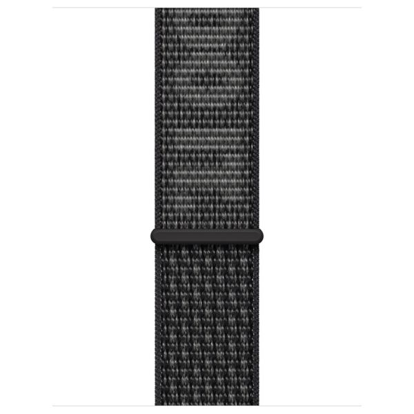 Apple Nike Sport Loop Band für das Apple Watch Series 1-9 / SE - 38/40/41 mm / Series 10 - 42 mm - Black / Summit White