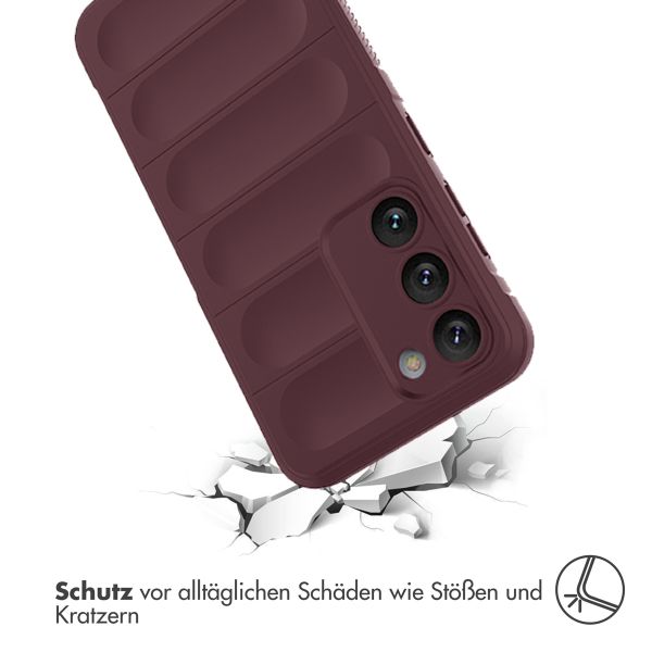 imoshion EasyGrip Back Cover für das Samsung Galaxy S23 Plus - Aubergine