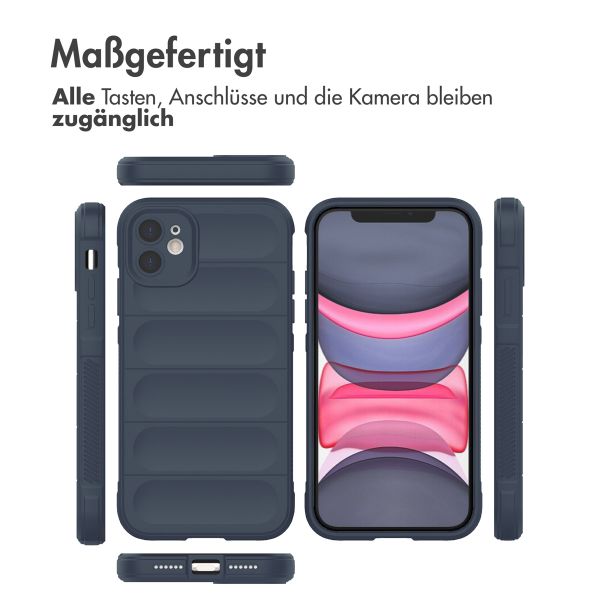 imoshion EasyGrip Back Cover für das iPhone 11 - Dunkelblau