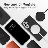 Accezz MagSafe Leather Backcover Samsung Galaxy A57 (5G) - Onyx Black